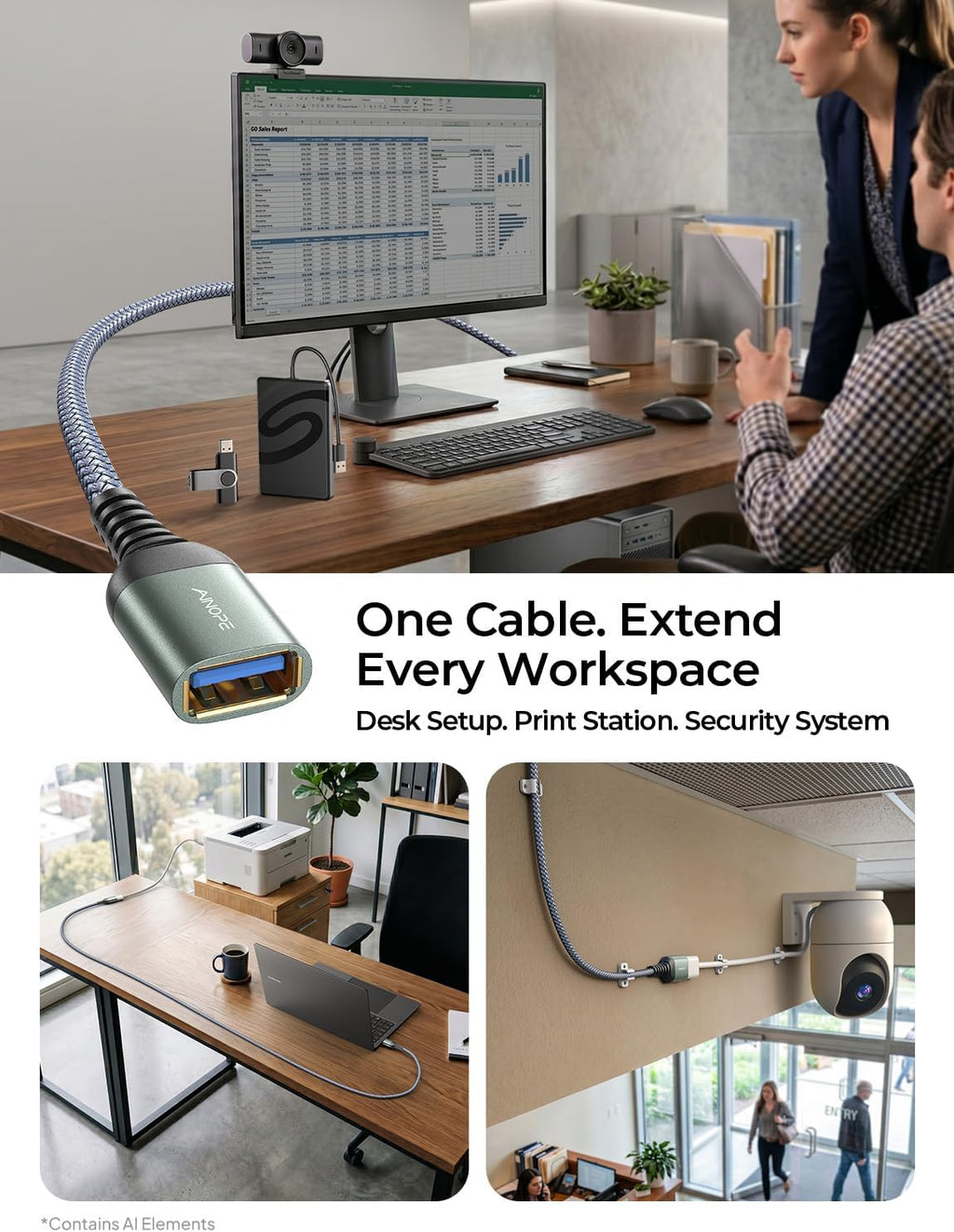 USB Extension Cable 10FT USB 3.0 Extender