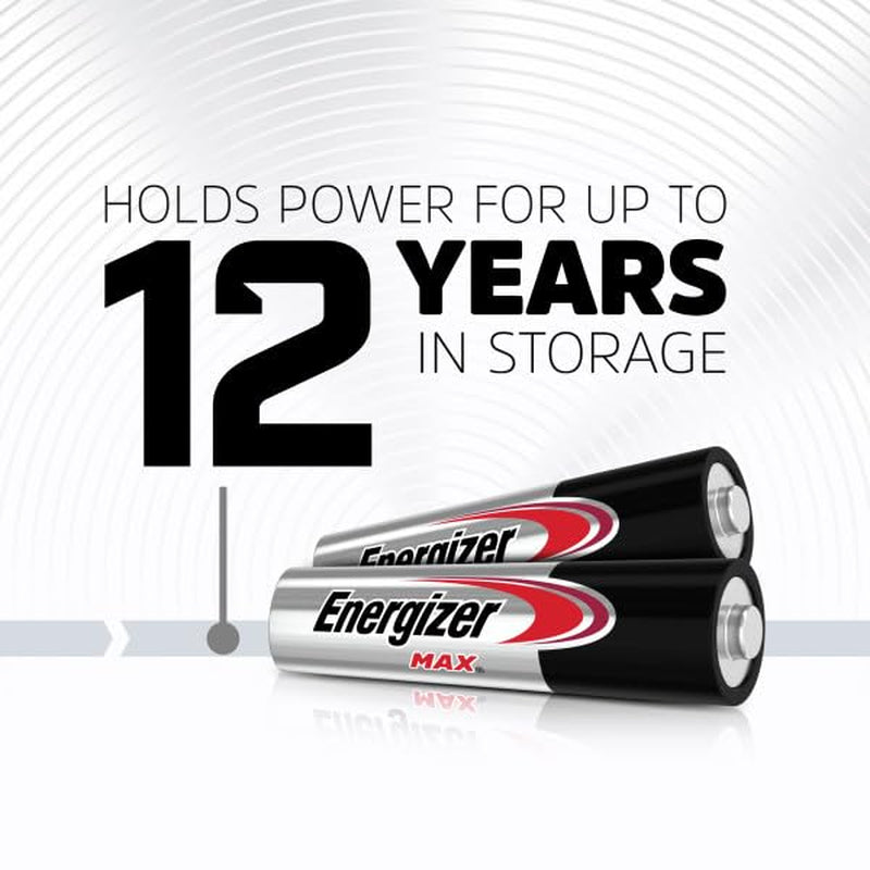 AA and AAA Batteries, 48 Count, Combo Pack Contains 24 Max Double a and 24 Max Triple a Batteries