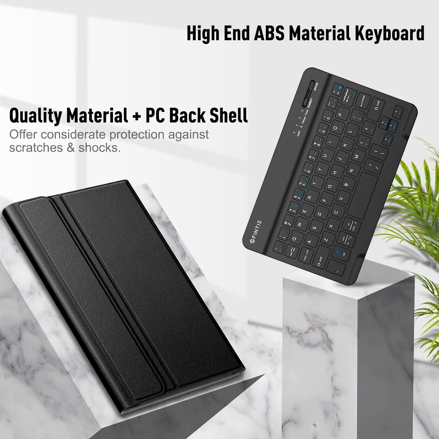 Keyboard Case for Samsung Galaxy Tab A7 Lite 8.7 Inch 2021, Black