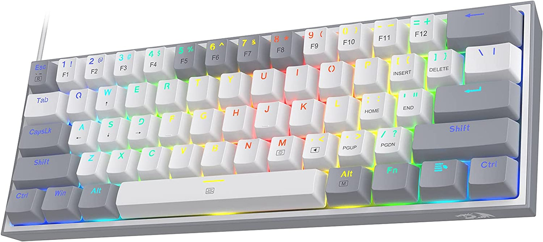 K617 Wired 60% Compact Hot-Swap RGB Mechanical Gaming Keyboard