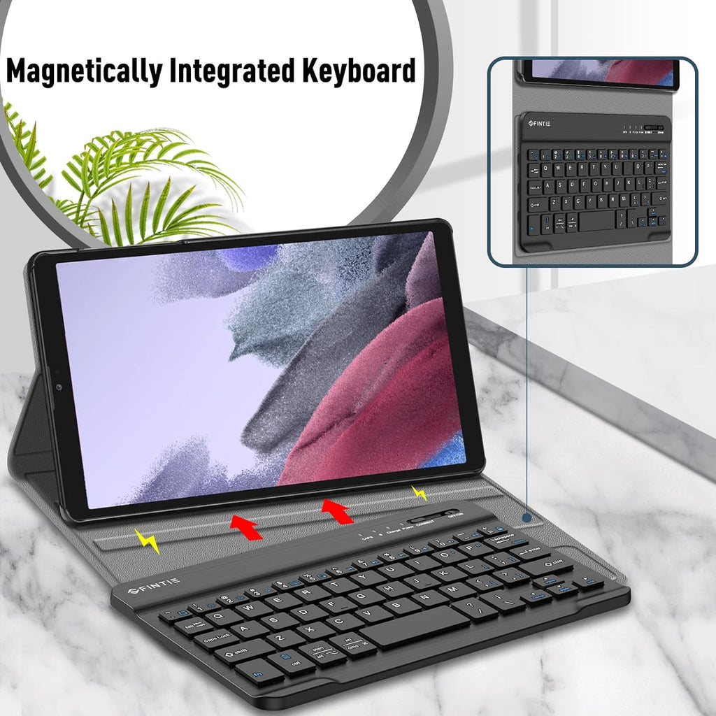 Keyboard Case for Samsung Galaxy Tab A7 Lite 8.7 Inch 2021, Black