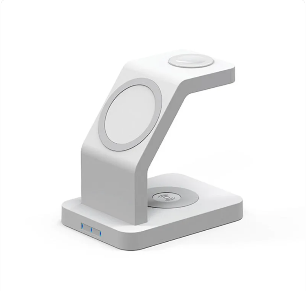 Magnetic 3-in-1 Wireless Charging Station