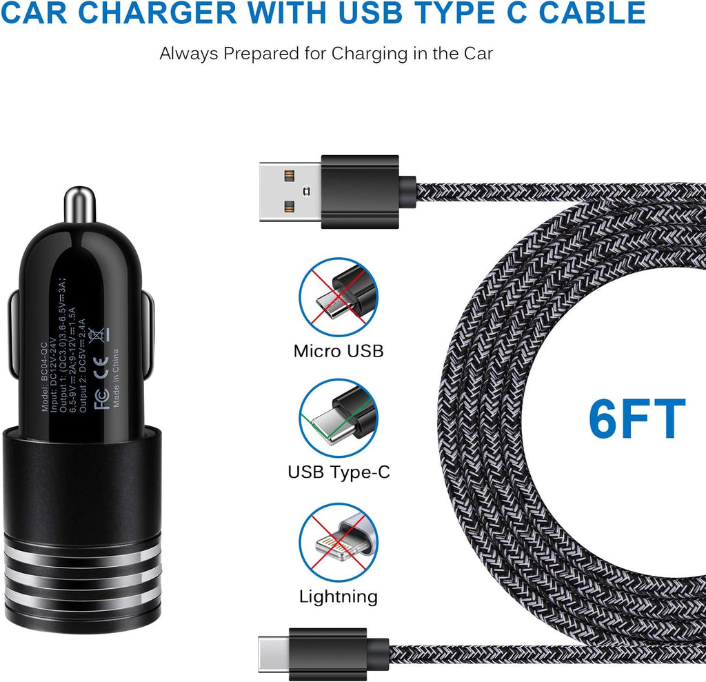 Type C Charger Fast Charger for Samsung Galaxy S26 S25 S24 S23 S22 S21