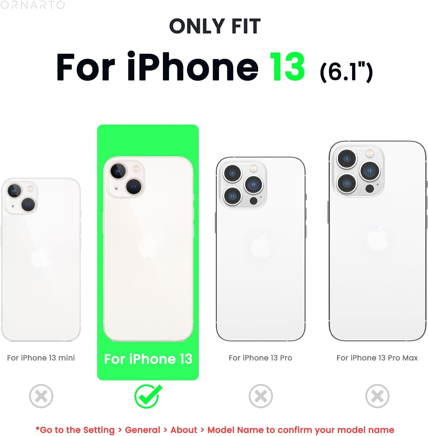 Designed for Iphone 13 Case, Shockproof Liquid Silicone-Black