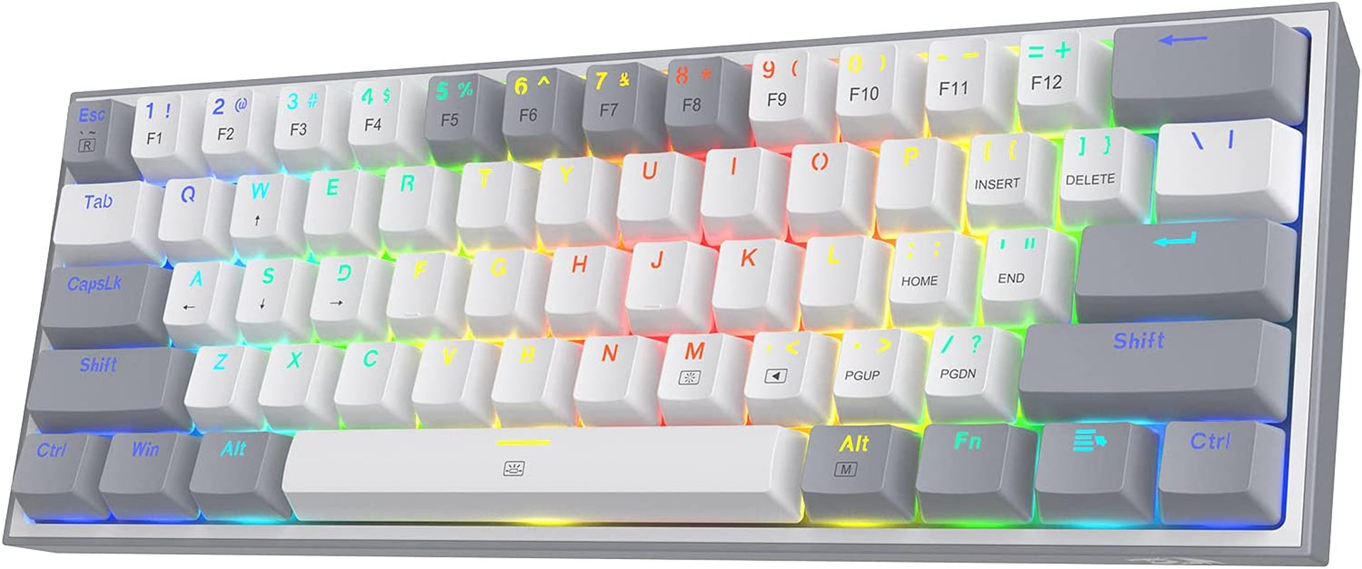 K617 Wired 60% Compact Hot-Swap RGB Mechanical Gaming Keyboard